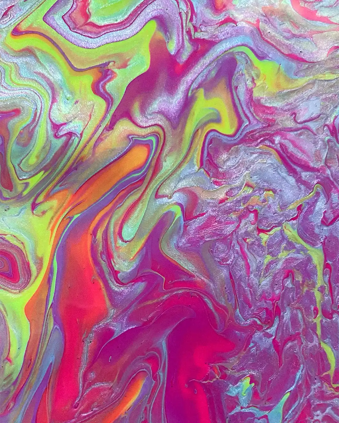 Opera astratta Abstract Lava